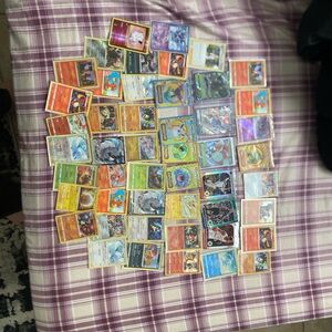 Pokemon Red and Pink Card Game Set